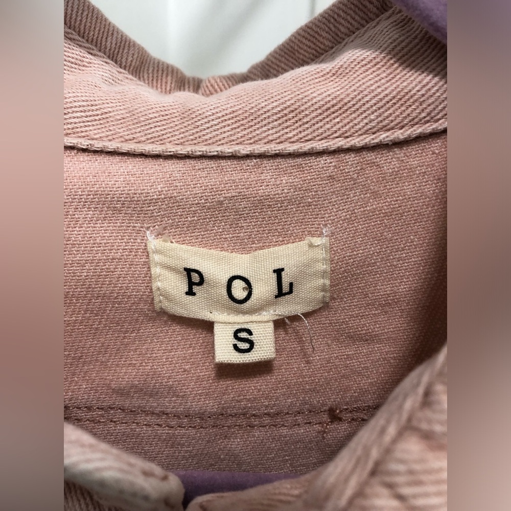 POL NWOT Pink Jacket Adorable Detailed Sleeves - Picture 4 of 5